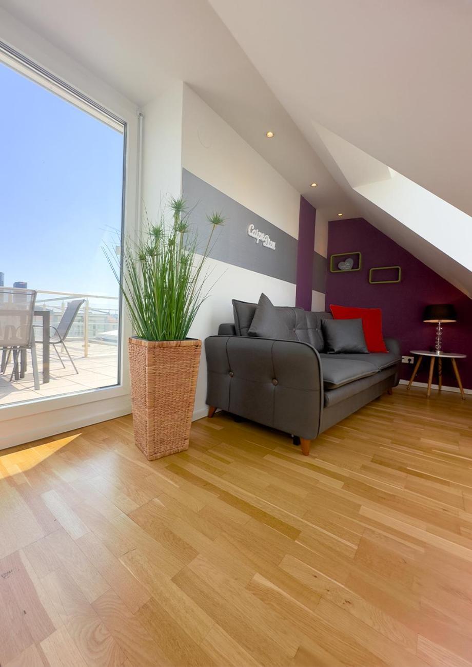 Elegant Duplex Danube Canal Vienna Exterior photo